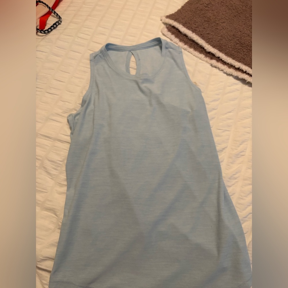 Light blue athletic top